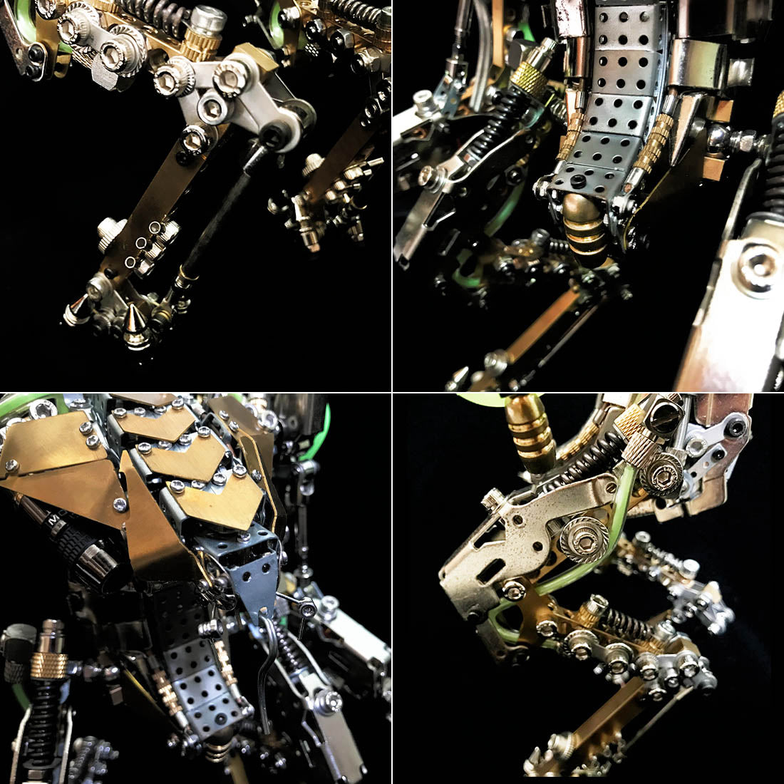 Iconic Led Mech Lobster Shrimp Heavy Mech Robot 3D Metal Puzzle LED with Movable Joint