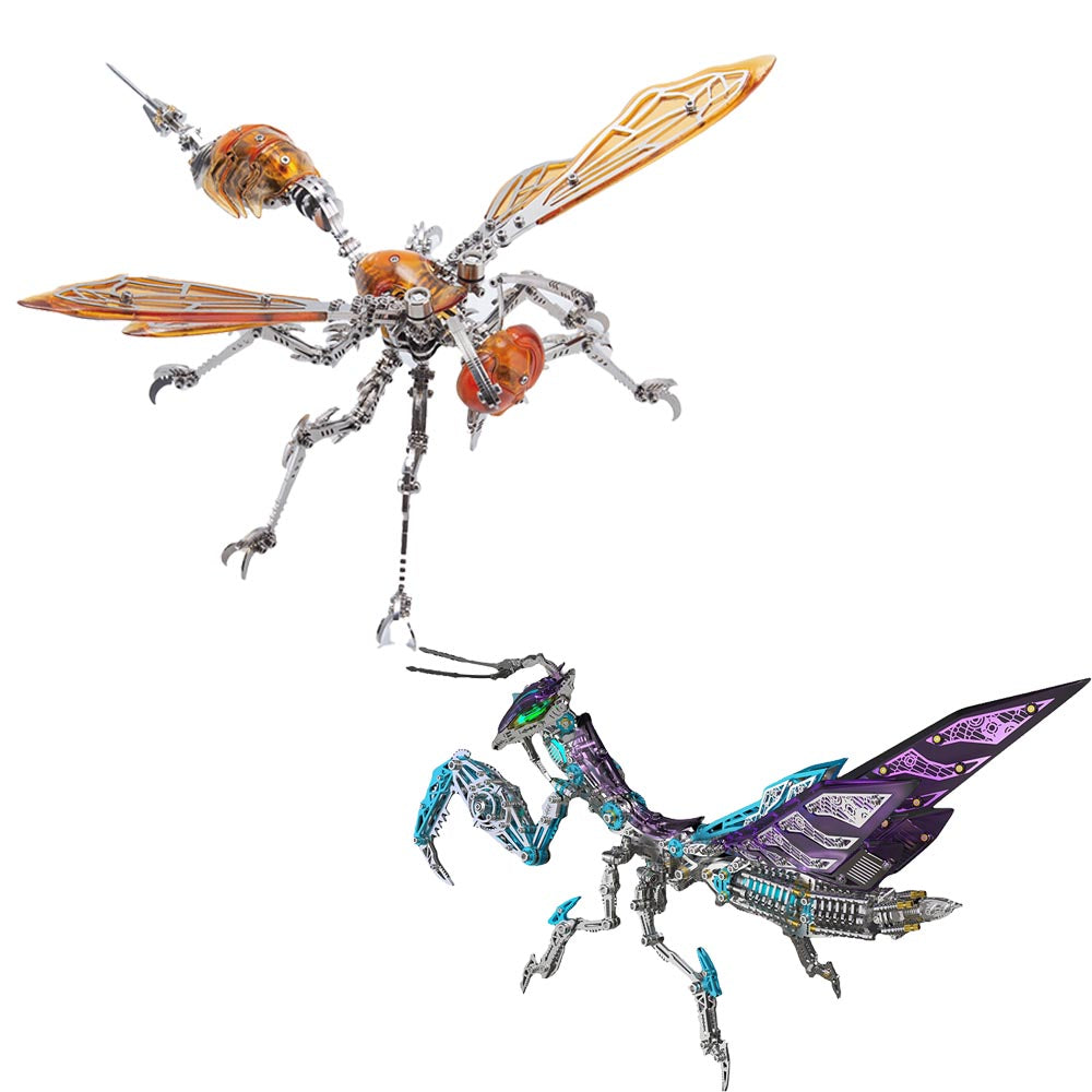 Mechanical Punk Mantis 3D Metal Model Kits DIY 1000+PCS