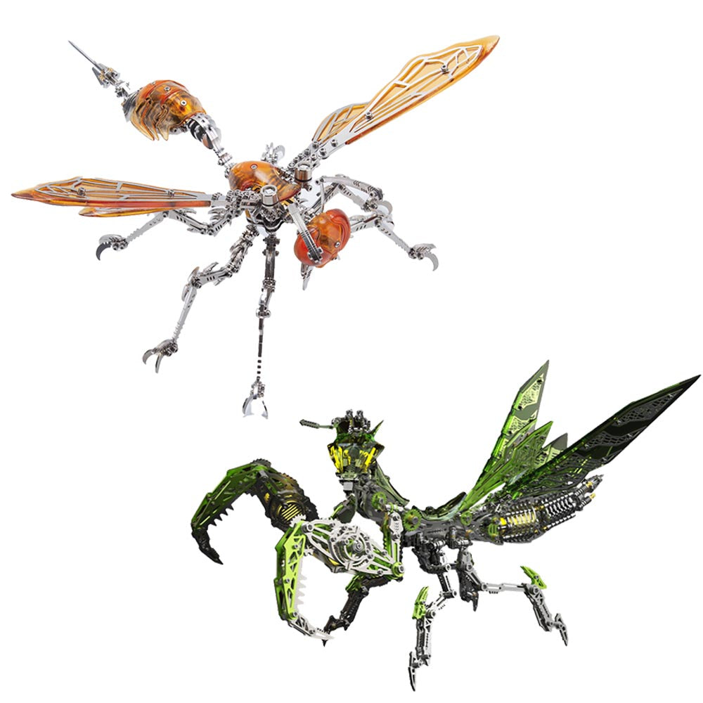 Mechanical Punk Mantis 3D Metal Model Kits DIY 1000+PCS