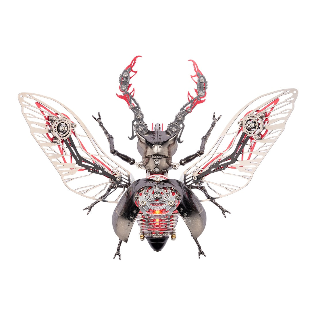 Mechanical Beetle Steampunk DIY Metal Insect Model Kit 317PCS