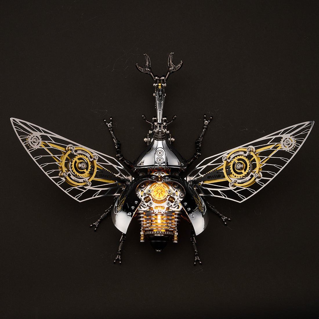 Mechanical Beetle Steampunk DIY Metal Insect Model Kit 317PCS