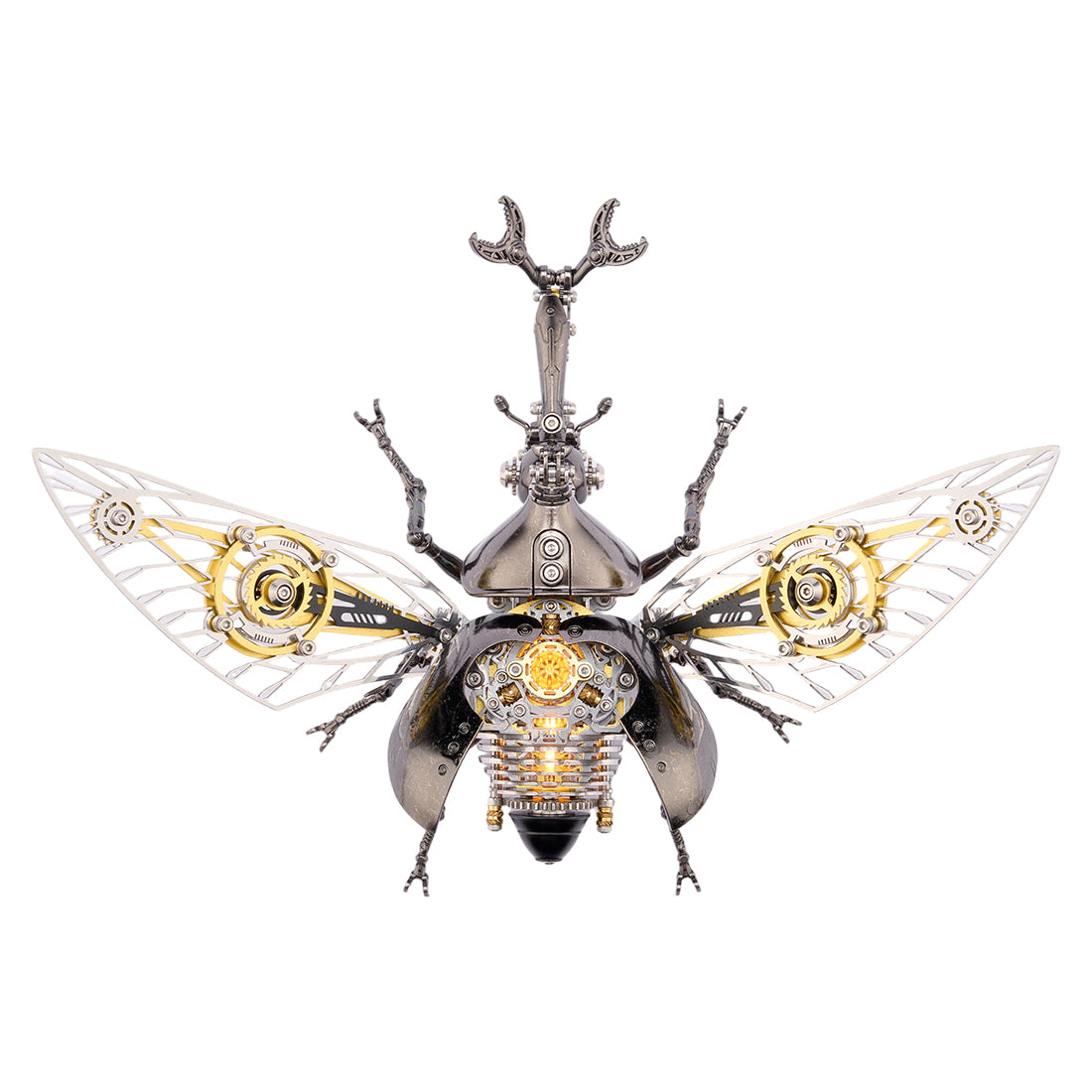 Mechanical Beetle Steampunk DIY Metal Insect Model Kit 317PCS