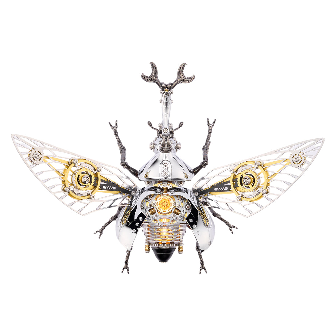 Mechanical Beetle Steampunk DIY Metal Insect Model Kit 317PCS
