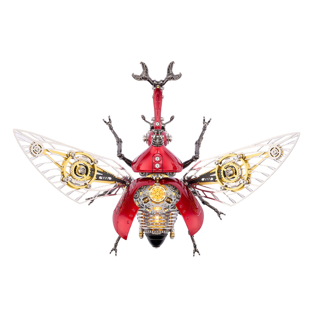 Mechanical Beetle Steampunk DIY Metal Insect Model Kit 317PCS