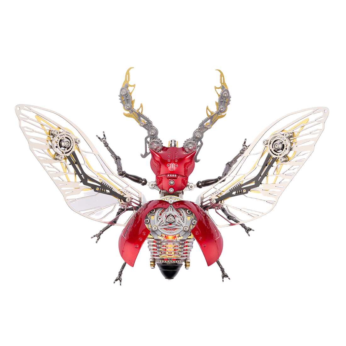 Mechanical Beetle Steampunk DIY Metal Insect Model Kit 317PCS