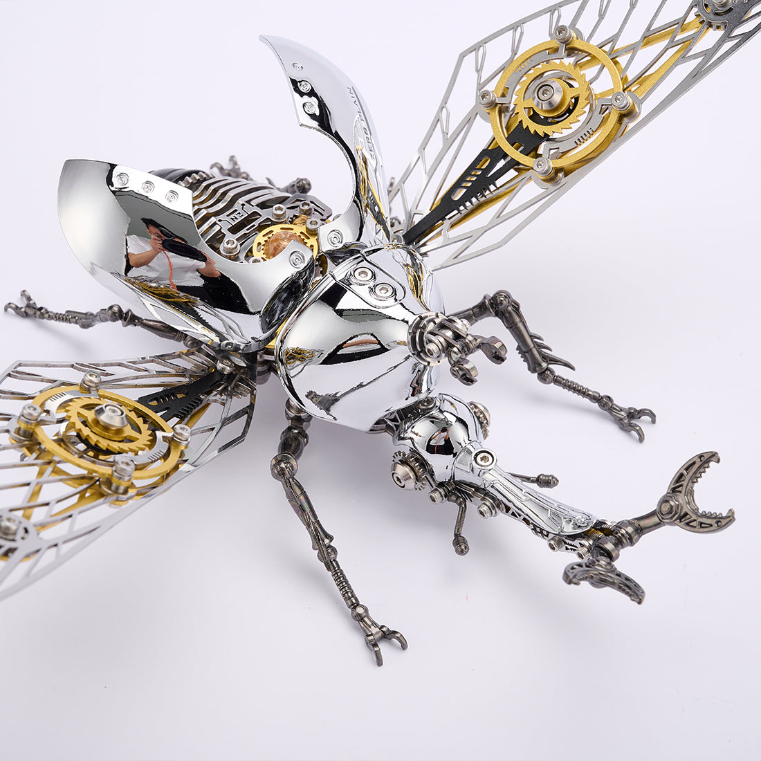 Mechanical Beetle Steampunk DIY Metal Insect Model Kit 317PCS