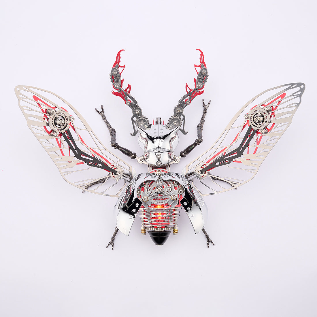 Mechanical Beetle Steampunk DIY Metal Insect Model Kit 317PCS