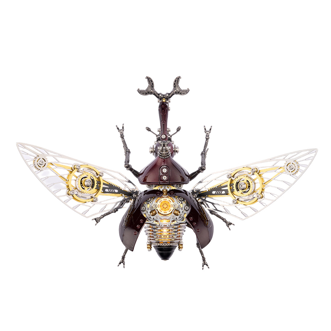 Mechanical Beetle Steampunk DIY Metal Insect Model Kit 317PCS