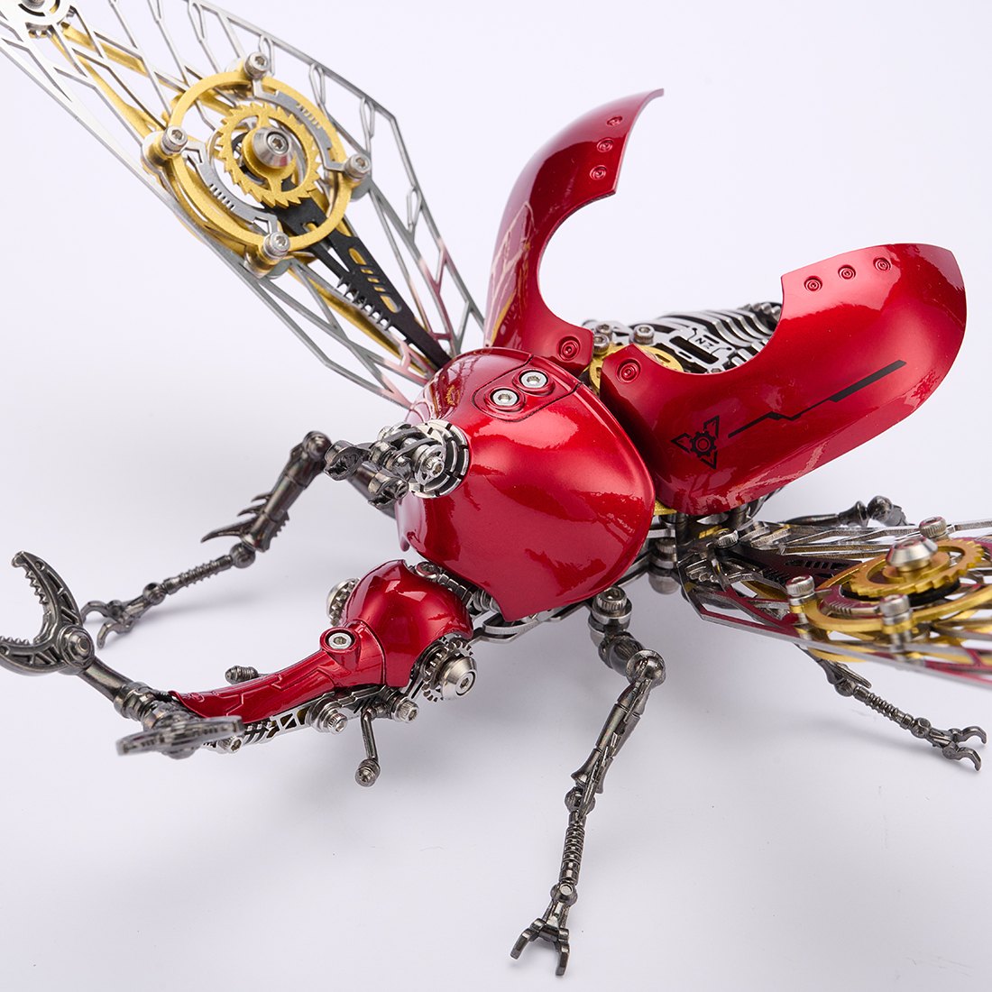 Mechanical Beetle Steampunk DIY Metal Insect Model Kit 317PCS