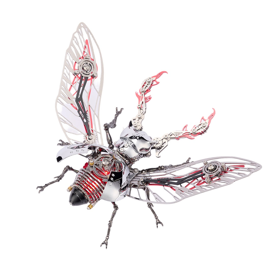 Mechanical Beetle Steampunk DIY Metal Insect Model Kit 317PCS