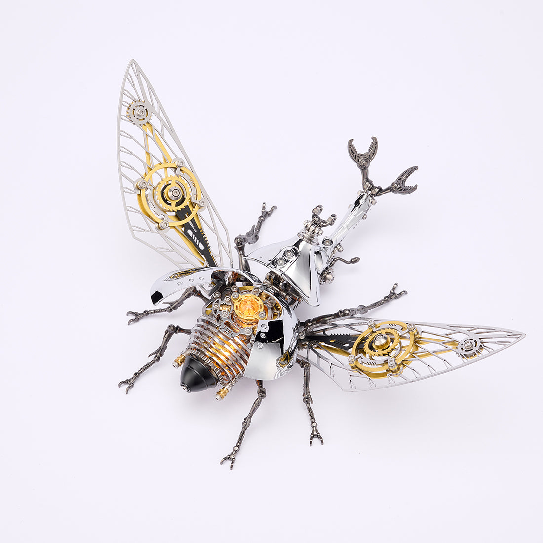 Mechanical Beetle Steampunk DIY Metal Insect Model Kit 317PCS