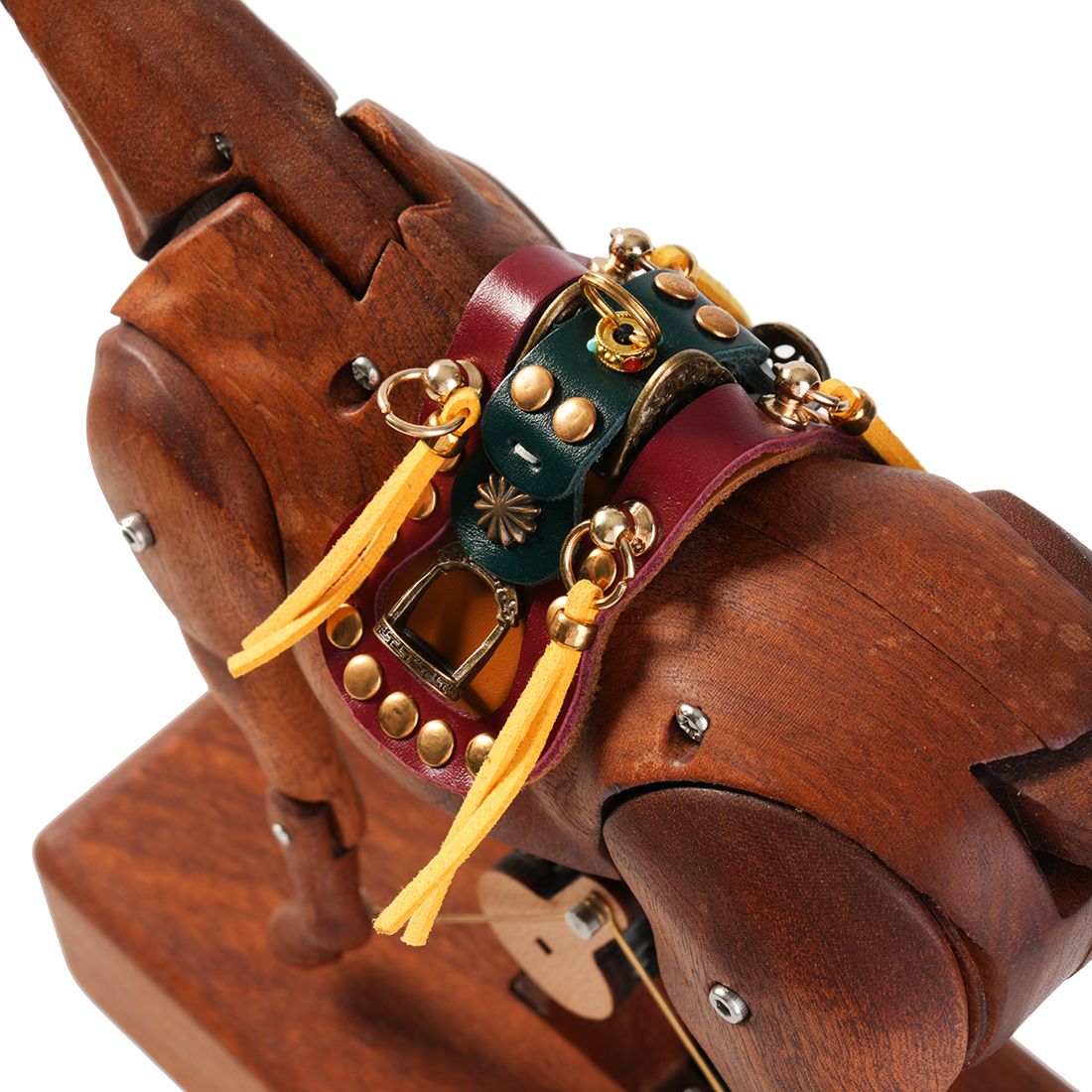 Mechanical Horse Wooden Automaton Model Dynamic Kinetic Sculpture Moving Limbs and Tail Fully Assembled Model