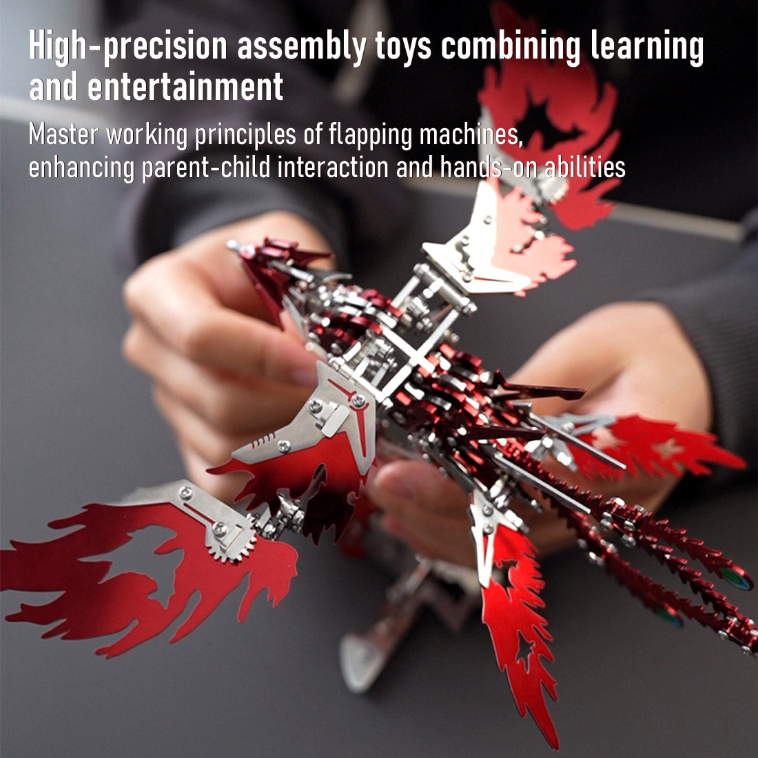 Mechanical Phoenix DIY Assembly 3D Metal Puzzle Model Kits 358PCS