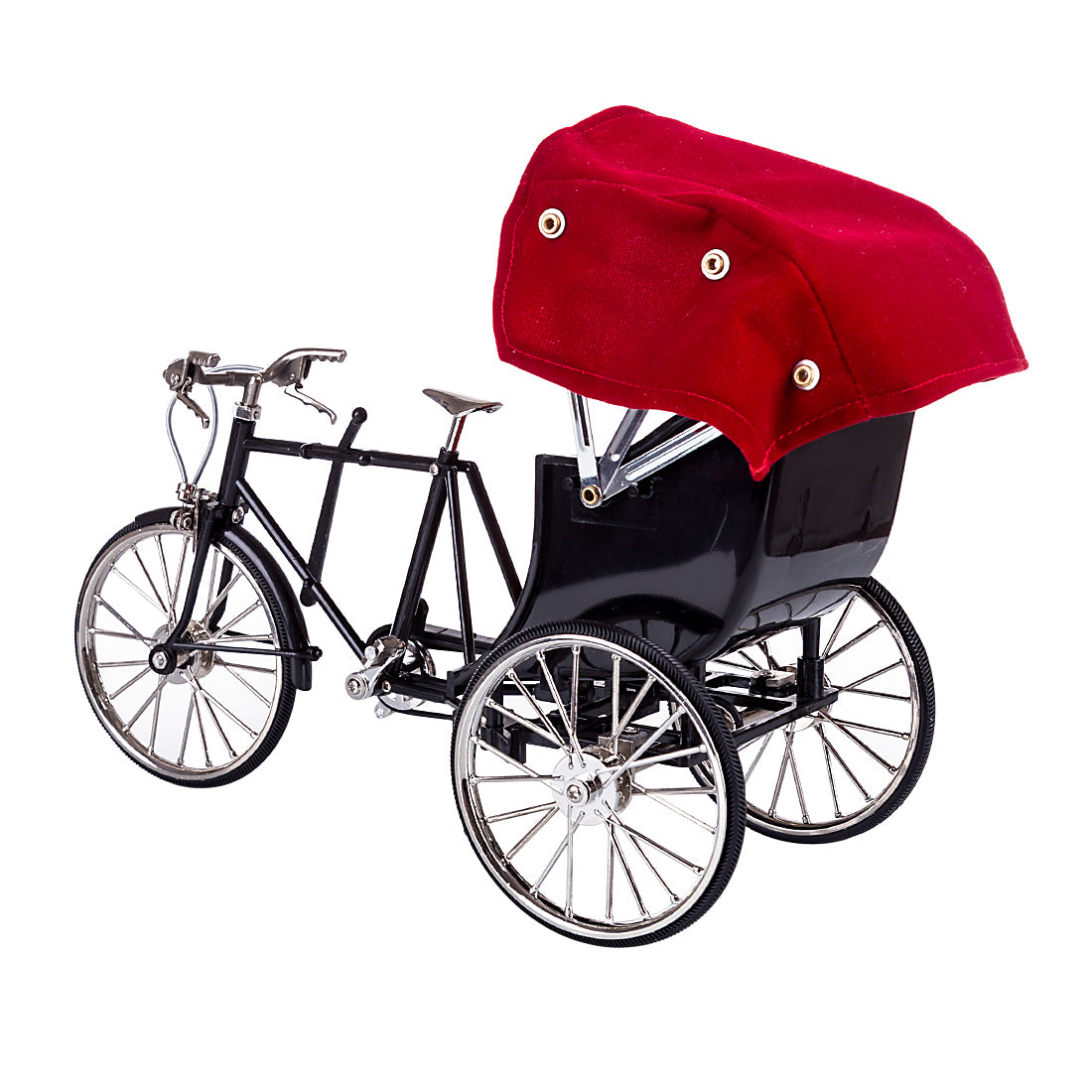 metal-diy-bicycle-simulated-retro-rickshaw-bike-model-fs-0060-black-red