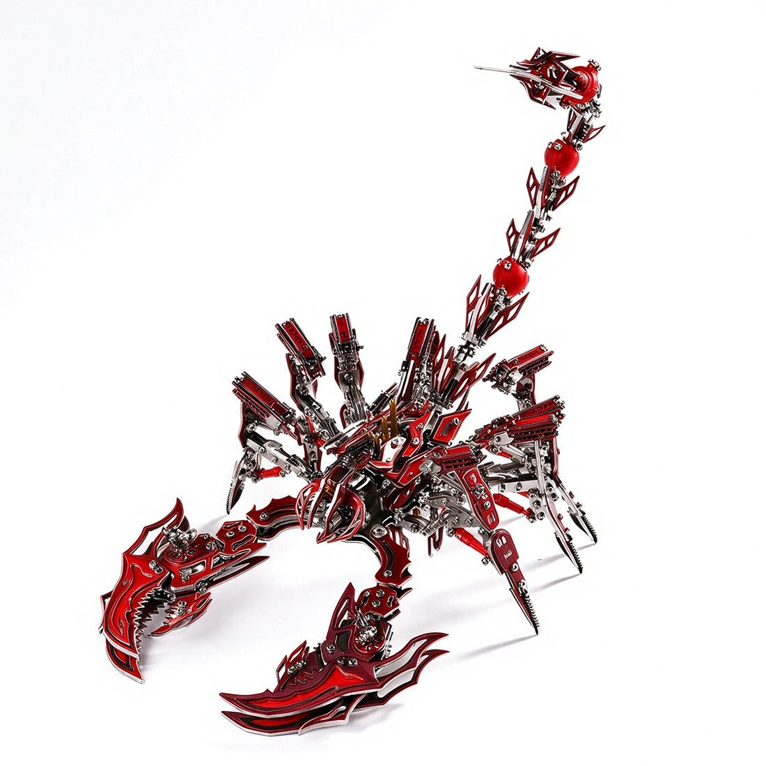 Metal Mechanical Scorpion Model Kit Articulated Mecha Sculpture 1000+PCS