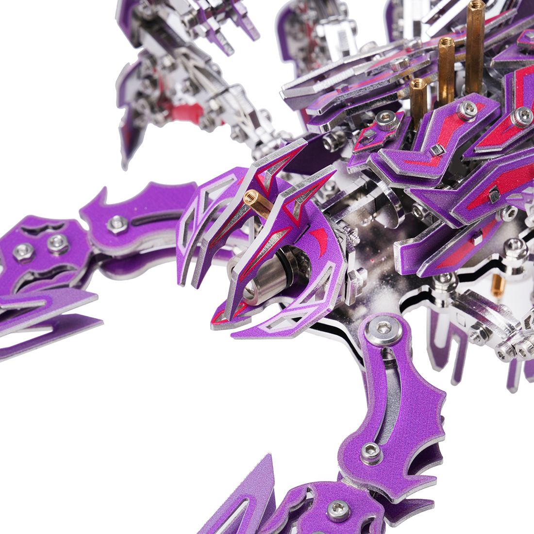 Metal Mechanical Scorpion Model Kit Articulated Mecha Sculpture 1000+PCS
