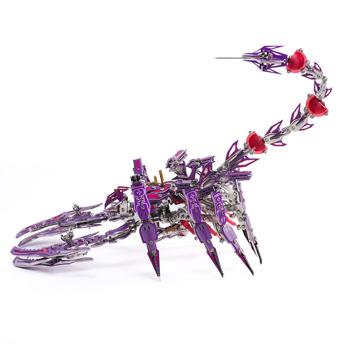 Metal Mechanical Scorpion Model Kit Articulated Mecha Sculpture 1000+PCS