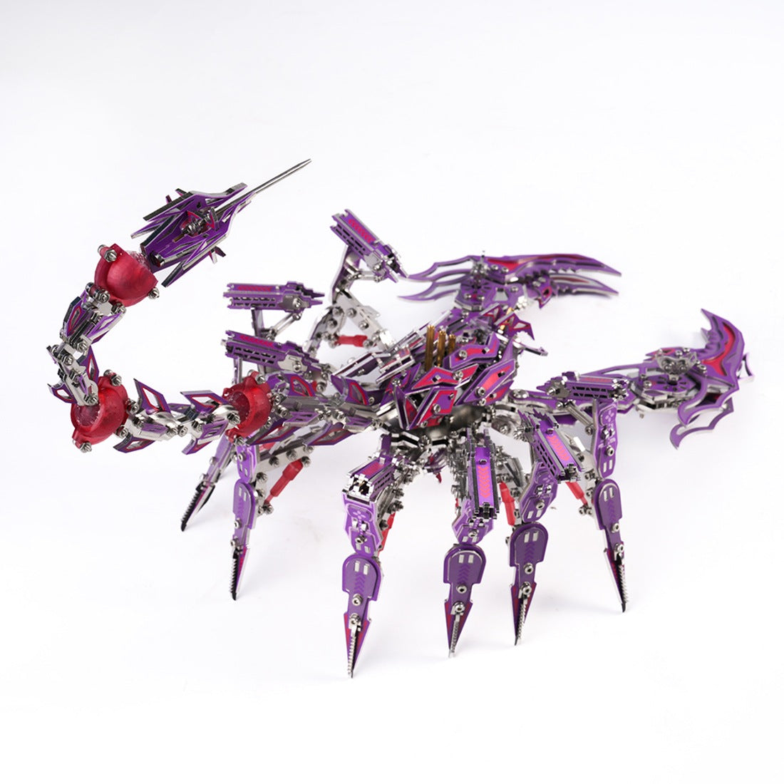 Metal Mechanical Scorpion Model Kit Articulated Mecha Sculpture 1000+PCS