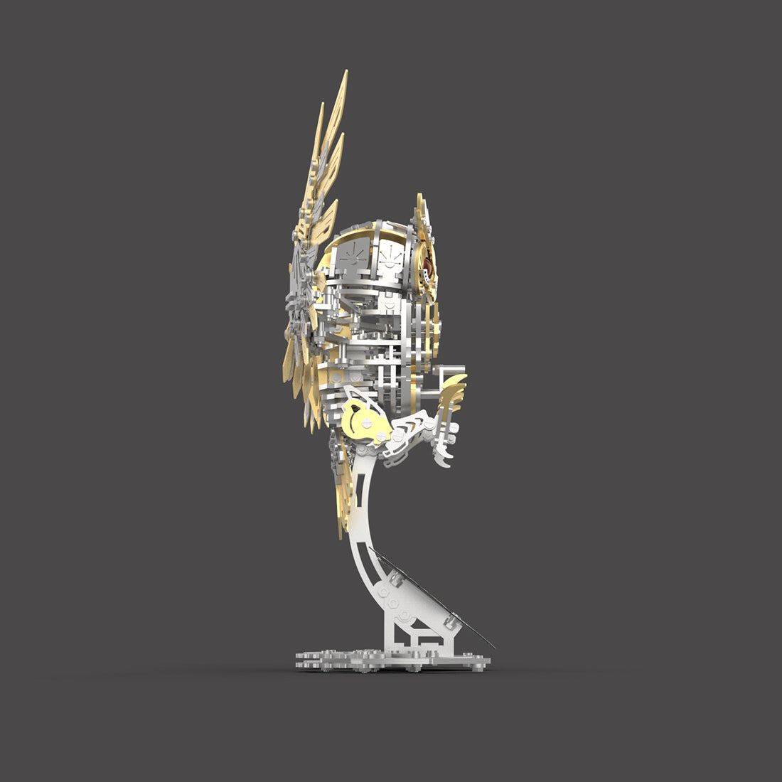 Metal Owl 3D Model DIY Mechanical Assembly Kit 700+ PCS