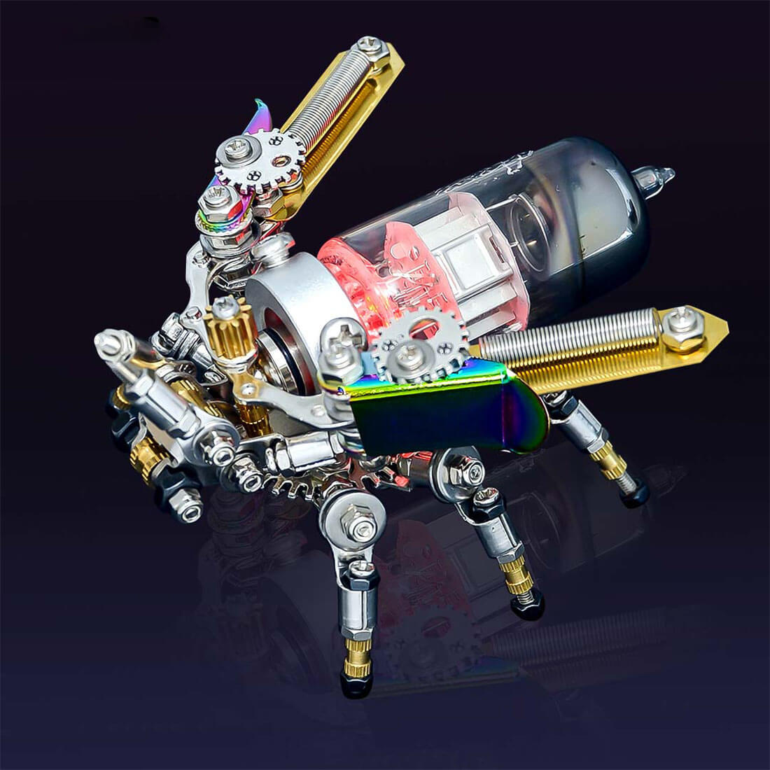 Rc Firefly Insect 200PCS Mechanical LED Firefly 3D Metal Puzzle Insect Series