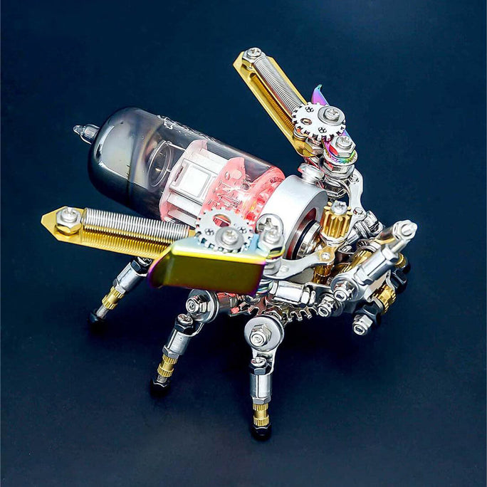 200PCS Mechanical LED Firefly 3D Metal Puzzle Insect Series