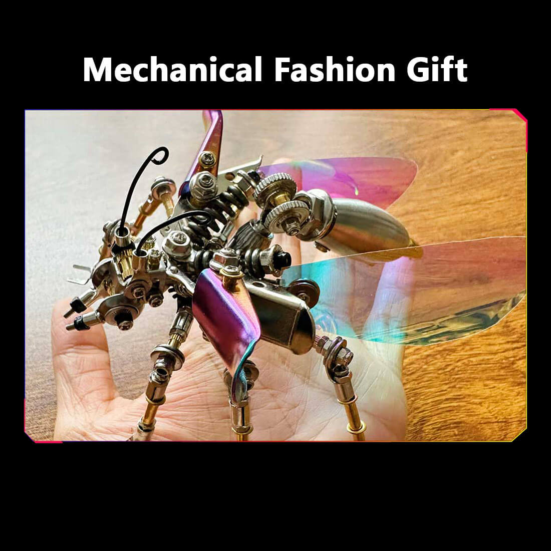 180PCS Punk Mini Wasp 3D Metal Puzzle DIY Insect