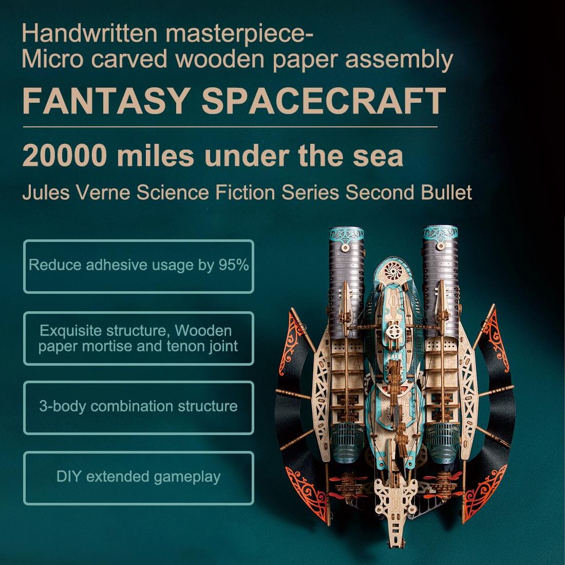 DIY Fantasy Submarine Handicraft Masterpiece "Twenty Thousand Leagues Under the Sea"