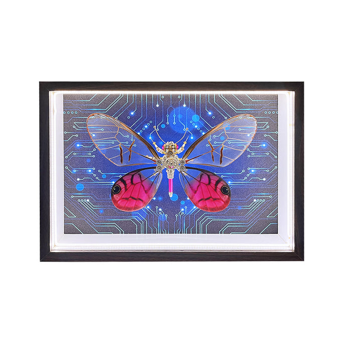 2pcs/set Random Mystery Box Steampunk Butterfly Kits with Circuit Board Frame