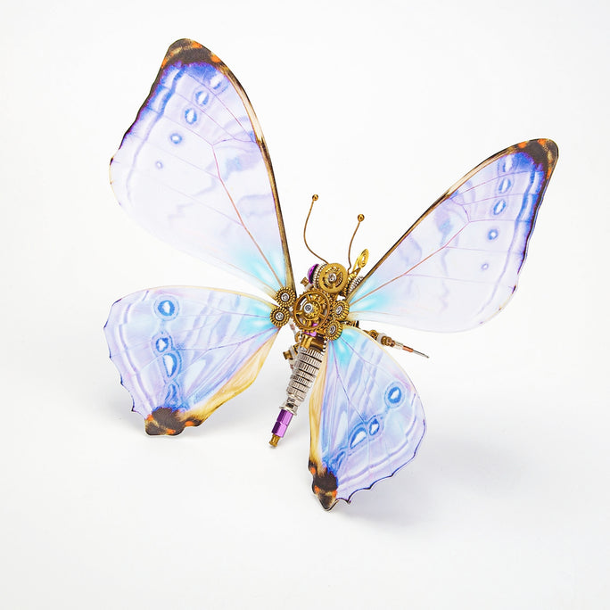 2pcs/set Steampunk Butterfly Metal Model Kits Mystery Box