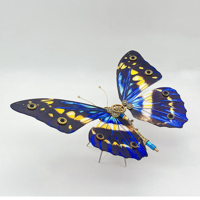 2pcs/set Steampunk Butterfly Metal Model Kits Mystery Box