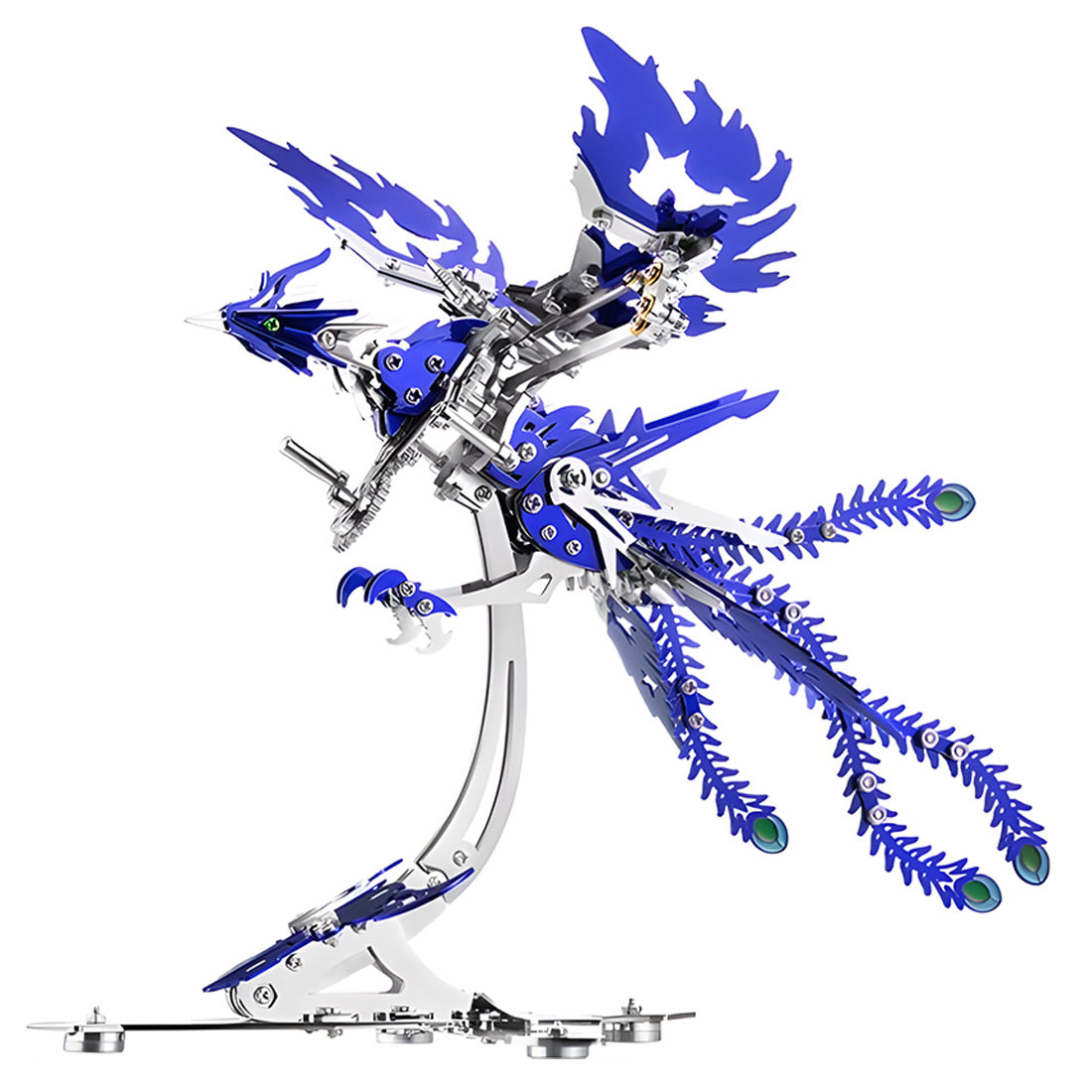 3D  Mechanical Stainless Steel Bionic Phoenix Assembly DIY MetalModel Kit
