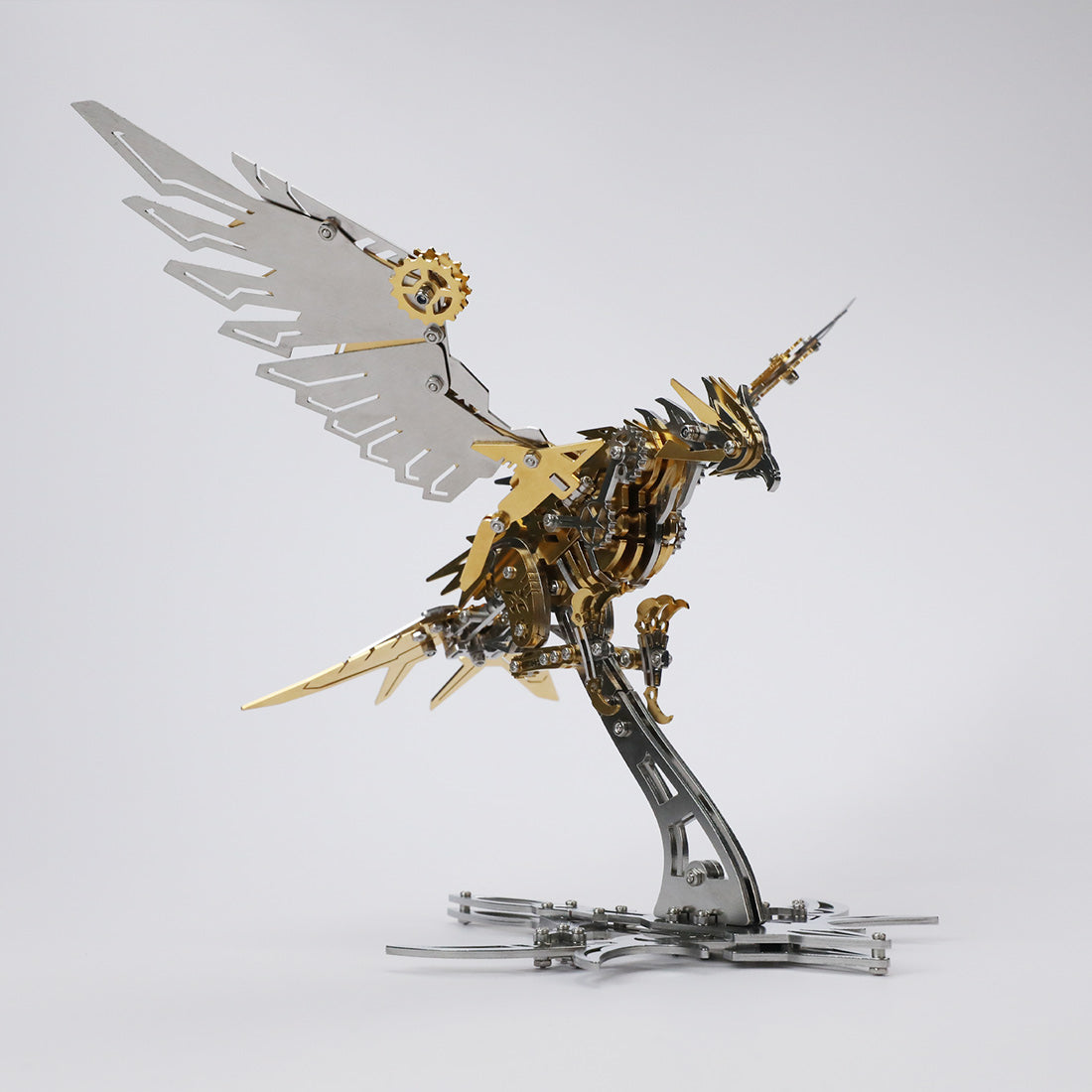 3D Metal Falconry Predator Mechanical Assembly Bird Model DIY Kits
