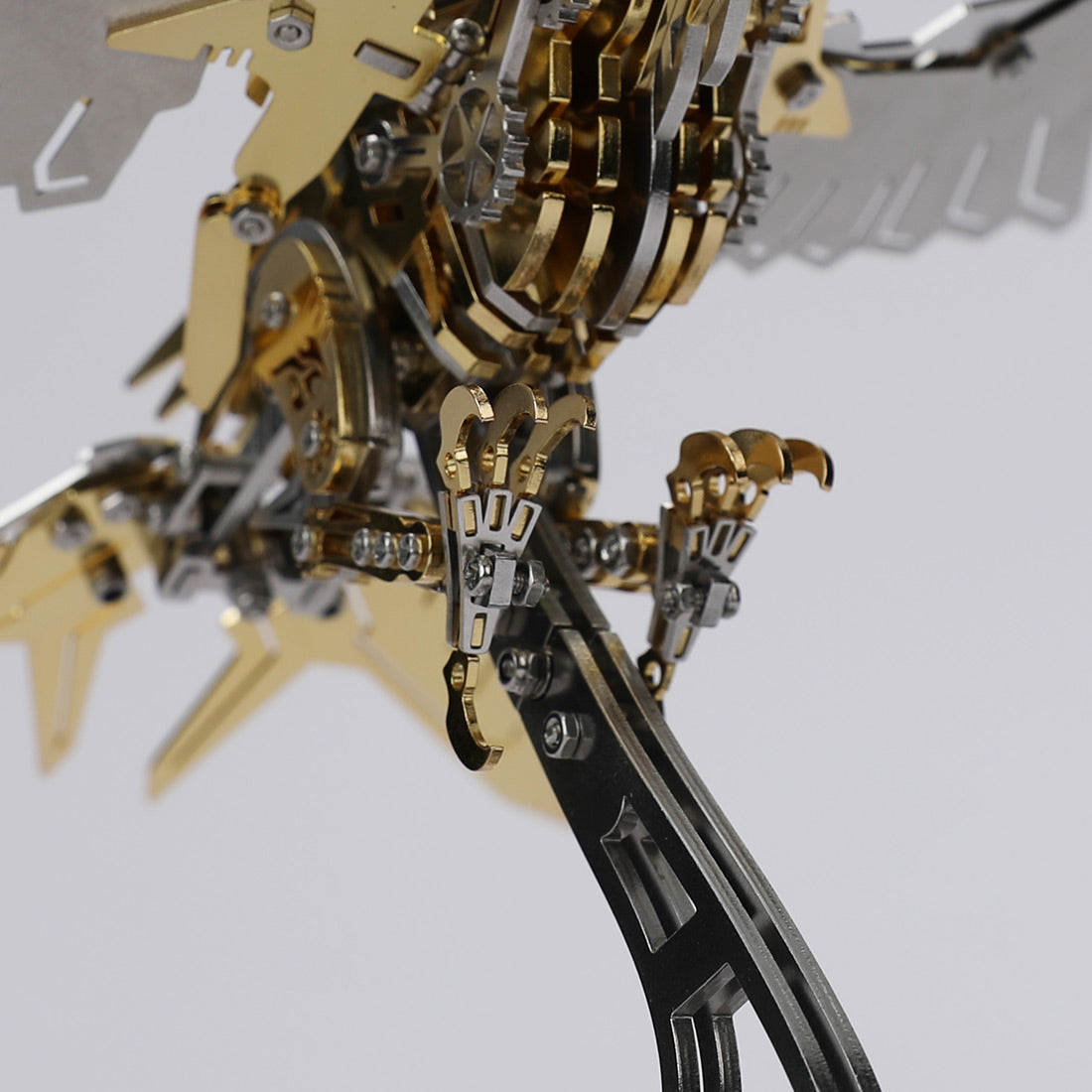 3D Metal Falconry Predator Mechanical Assembly Bird Model DIY Kits