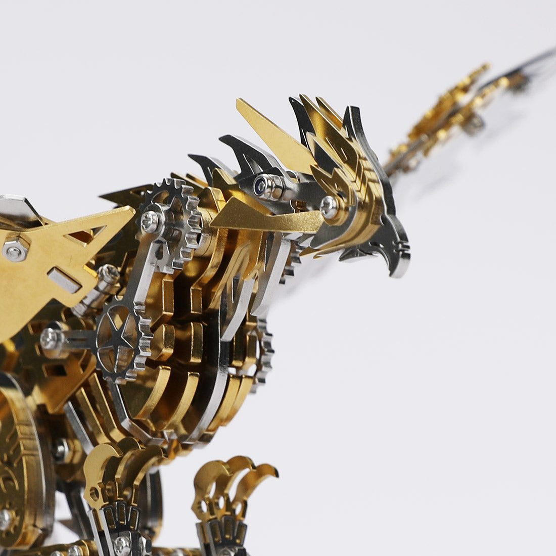 3D Metal Falconry Predator Mechanical Assembly Bird Model DIY Kits