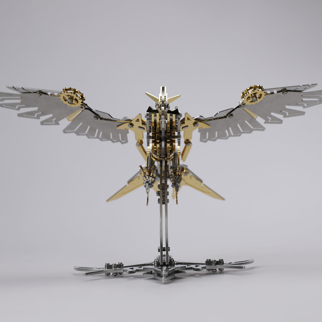 3D Metal Falconry Predator Mechanical Assembly Bird Model DIY Kits