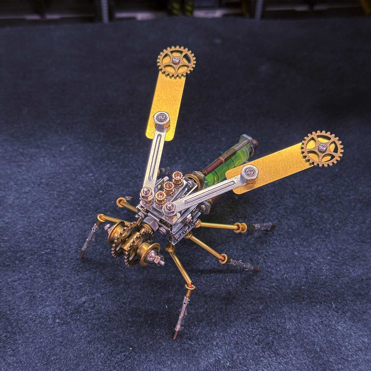 Metal Insect Project 3D Metal Mechanical Little Golden Wasp Insect Assembly Model Building