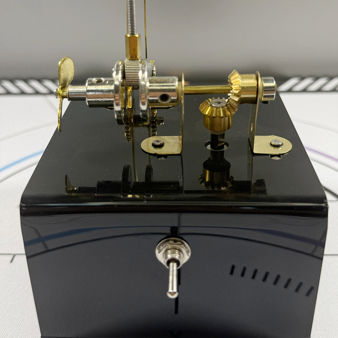 3D Metal Mechanical Papilio phorcas Green Swallowtail with Music Box Model Kit