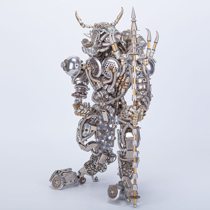 3D Metal Minotaur Mode Kits Bull-Headed Monster Beast Fight with Monkey King Wukong Difficult Puzzle