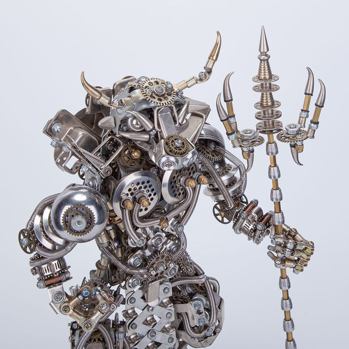 3D Metal Minotaur Mode Kits Bull-Headed Monster Beast Fight with Monkey King Wukong Difficult Puzzle