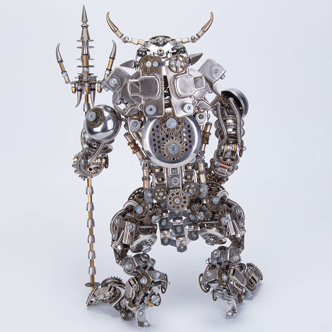 3D Metal Minotaur Mode Kits Bull-Headed Monster Beast Fight with Monkey King Wukong Difficult Puzzle
