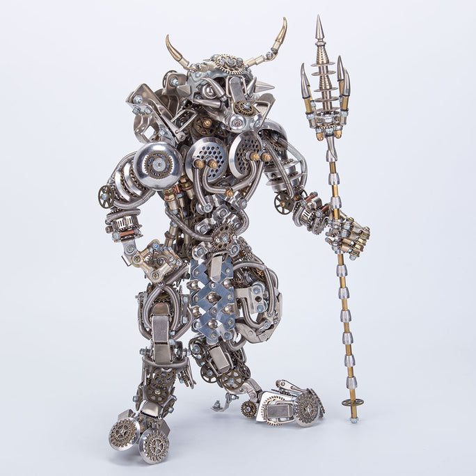 3D Metal Minotaur Mode Kits Bull-Headed Monster Beast Fight with Monkey King Wukong Difficult Puzzle