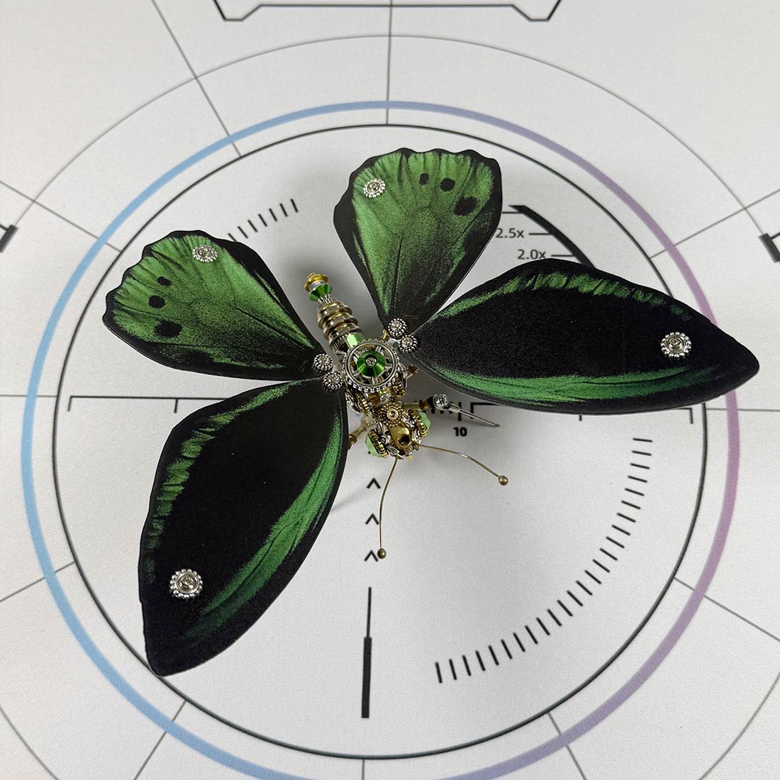 3D Metal Ornithoptera Birdwing Butterfly Steampunk Insect Model Kit