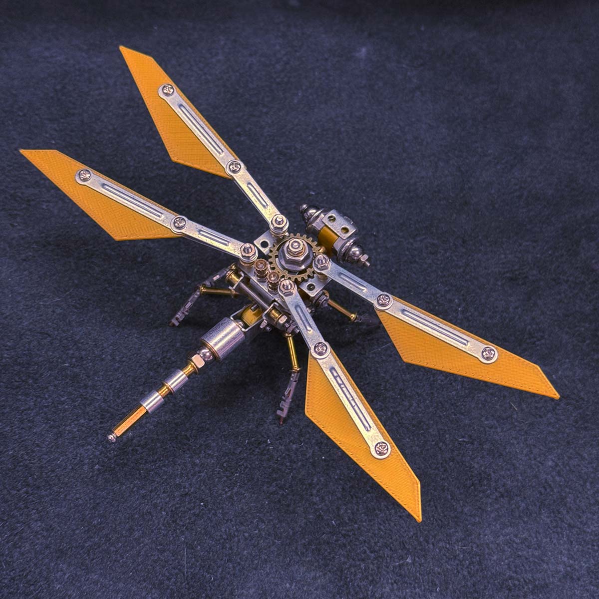 3D Metal Punk Dragonfly Model Building Kit for Beginner