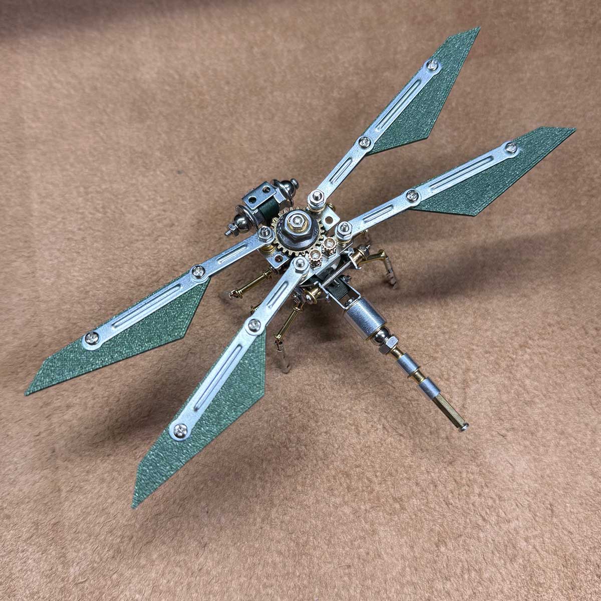 3D Metal Punk Dragonfly Model Building Kit for Beginner