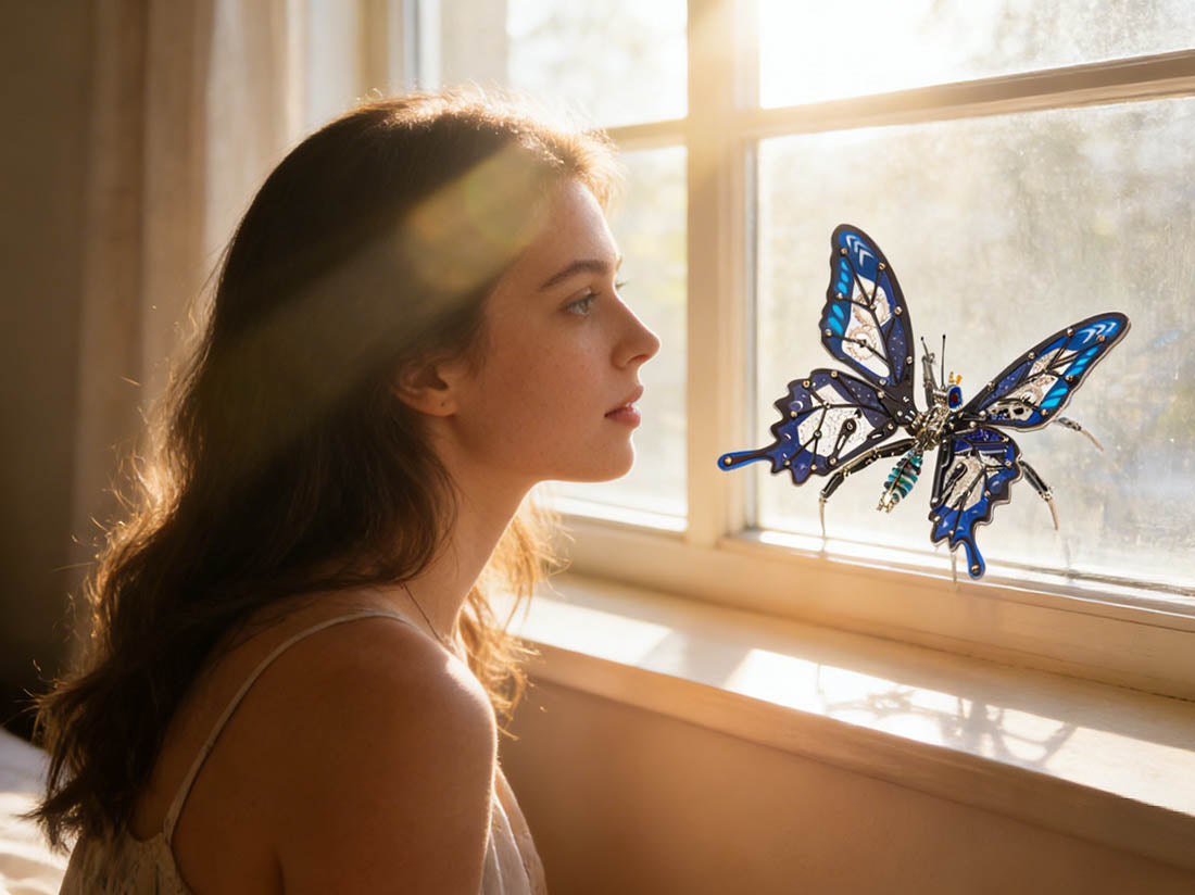 3pcs/set Swallowtail Butterfly 3D Metal Puzzle for Her