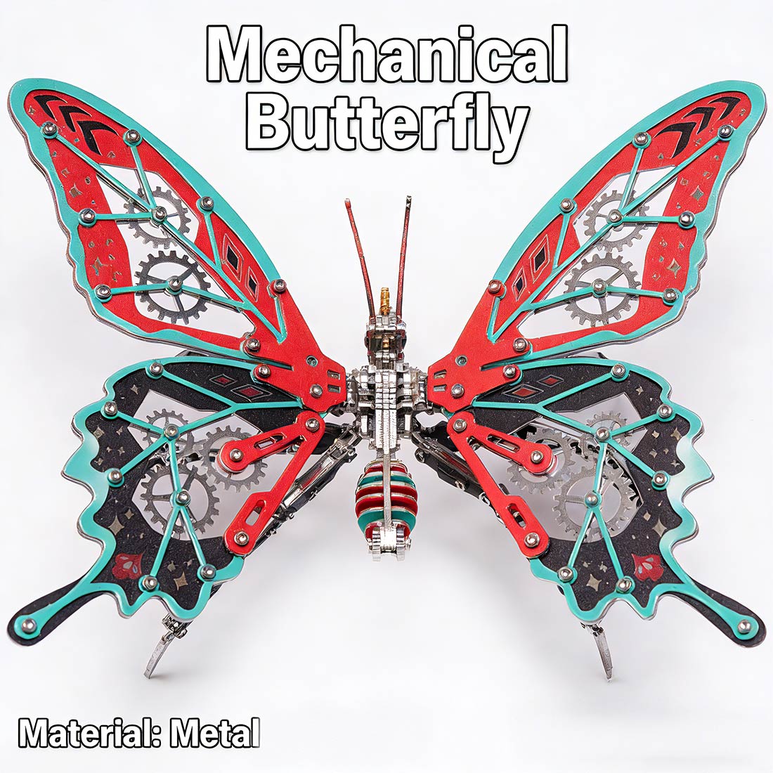 3D Stainless Steel Swallowtail Butterfly Metal Model Kits