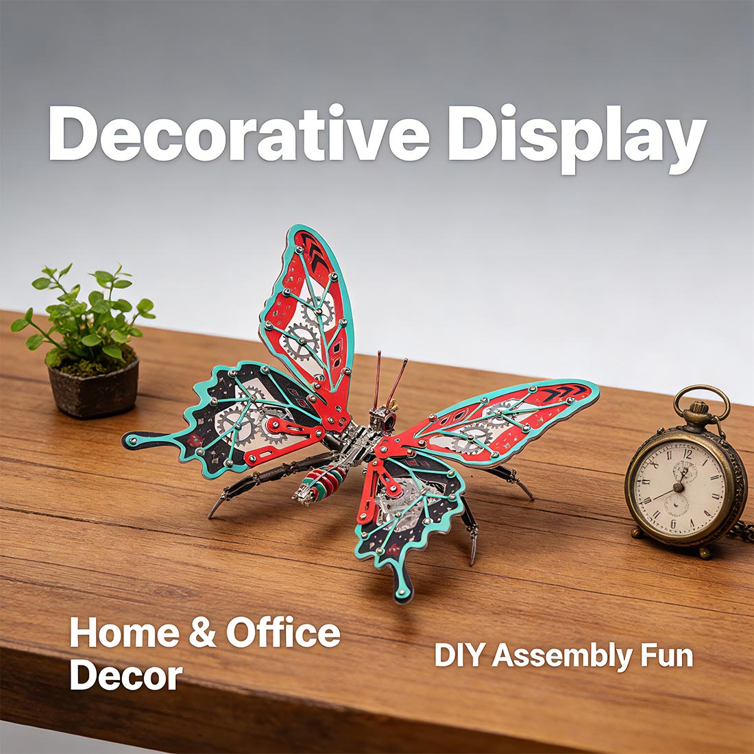 3pcs/set Swallowtail Butterfly 3D Metal Puzzle for Her