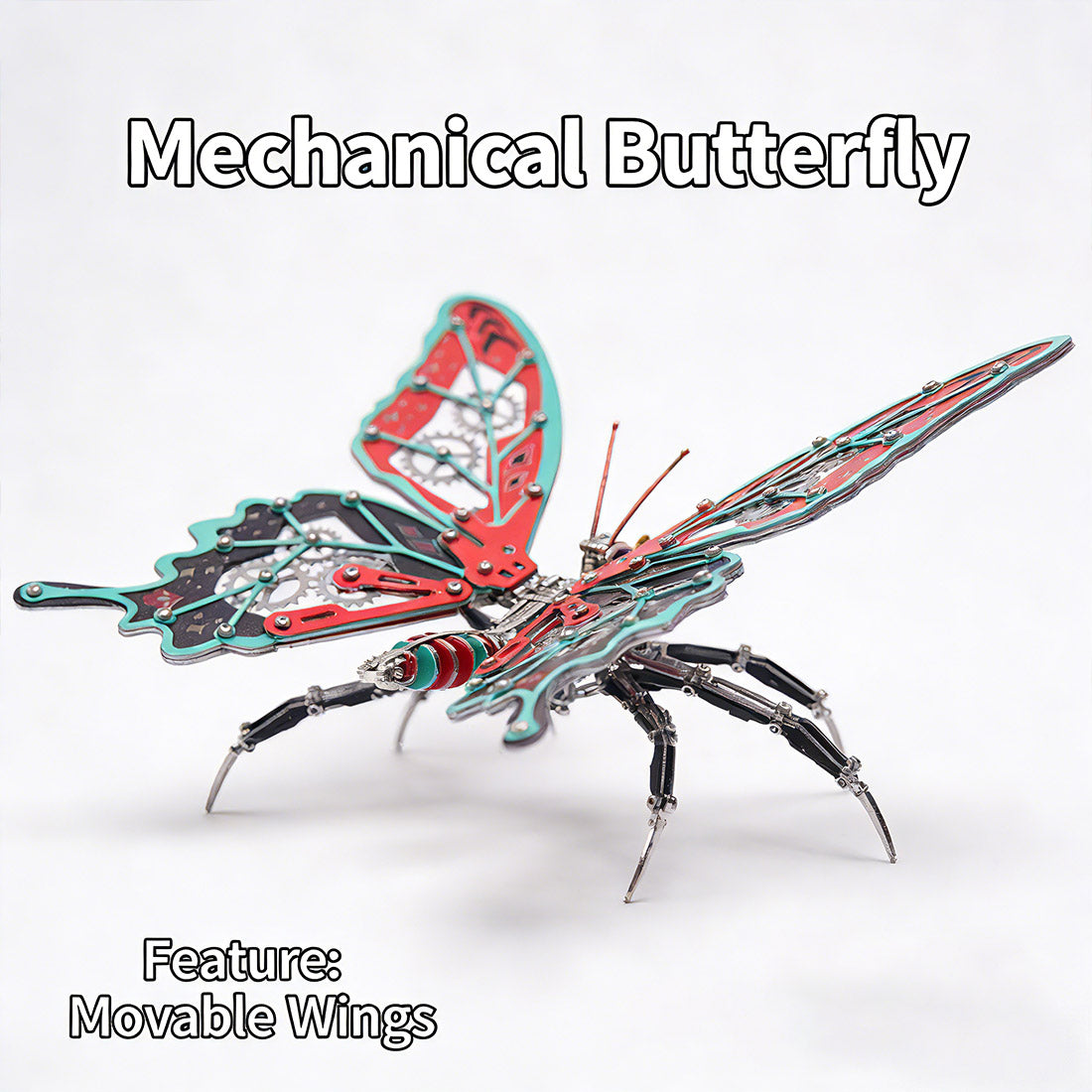 3pcs/set Swallowtail Butterfly 3D Metal Puzzle for Her