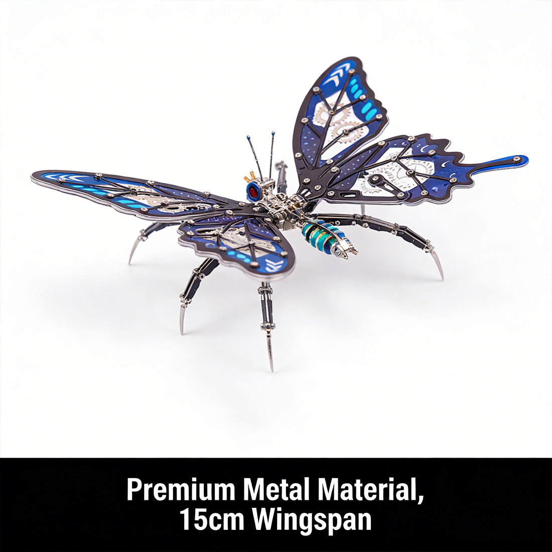 3D Stainless Steel Swallowtail Butterfly Metal Model Kits
