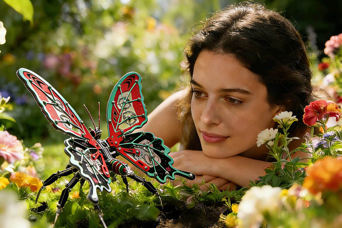 3pcs/set Swallowtail Butterfly 3D Metal Puzzle for Her